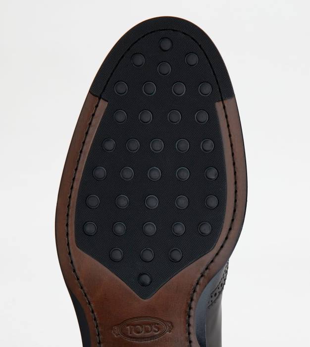 botine din piele bărbați Tod's 080D812 negru