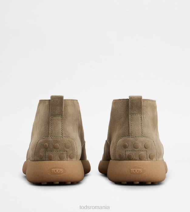 cizme desert din piele intoarsa bărbați Tod's 080D781 bej