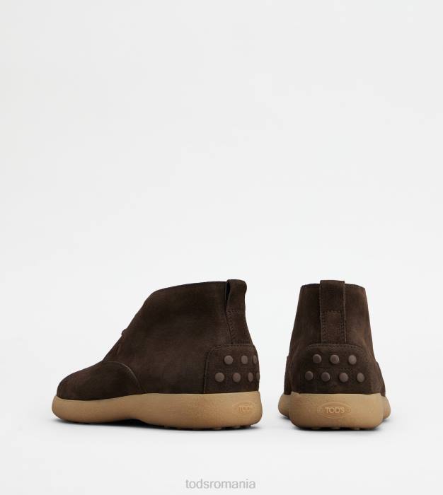 cizme desert din piele intoarsa bărbați Tod's 080D783 maro