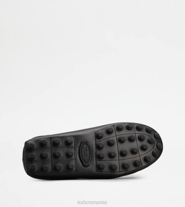 mule gommino bubble din piele bărbați Tod's 080D721 negru