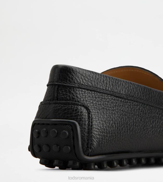 pantofi de conducere city gommino din piele bărbați Tod's 080D695 negru