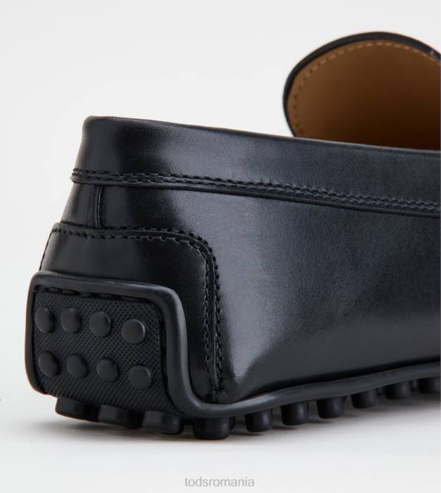 pantofi de conducere city gommino din piele bărbați Tod's 080D767 negru