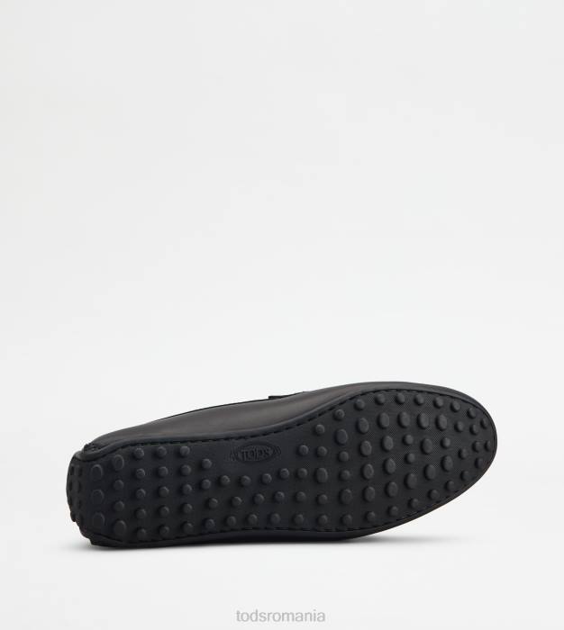 pantofi de conducere city gommino din piele bărbați Tod's 080D768 negru
