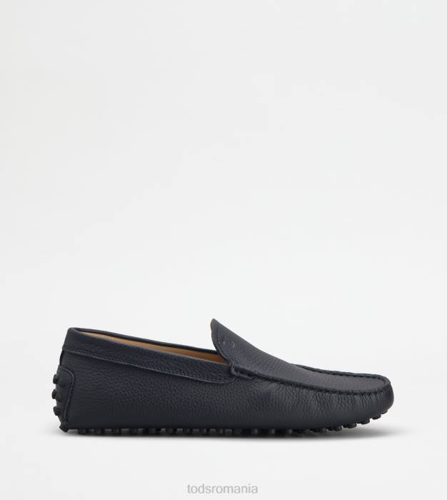 pantofi gommino din piele bărbați Tod's 080D727 albastru