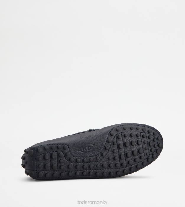 pantofi gommino din piele bărbați Tod's 080D727 albastru
