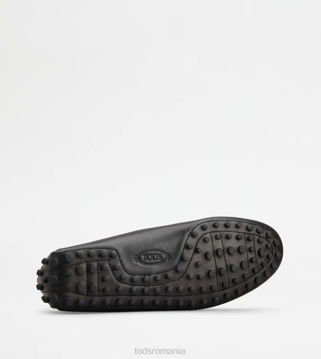 pantofi gommino din piele bărbați Tod's 080D775 negru