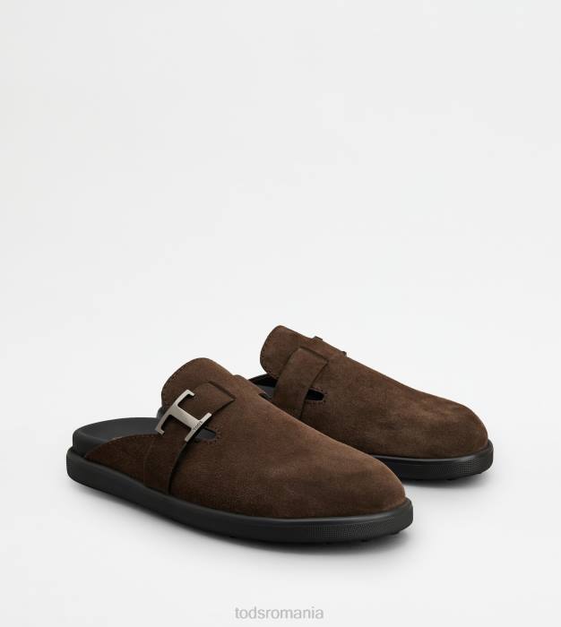 t mule atemporale din piele intoarsa bărbați Tod's 080D919 maro