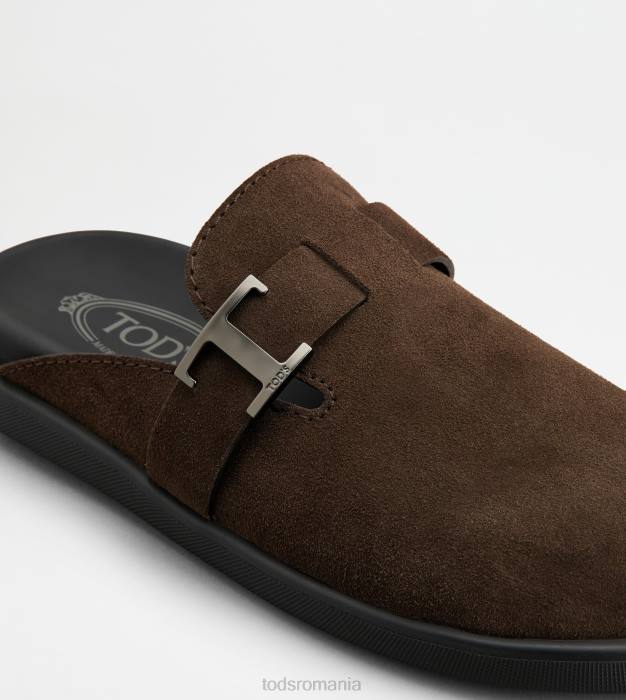 t mule atemporale din piele intoarsa bărbați Tod's 080D919 maro