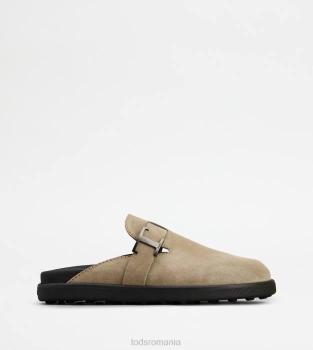 t mule atemporale din piele intoarsa bărbați Tod's 080D920 bej