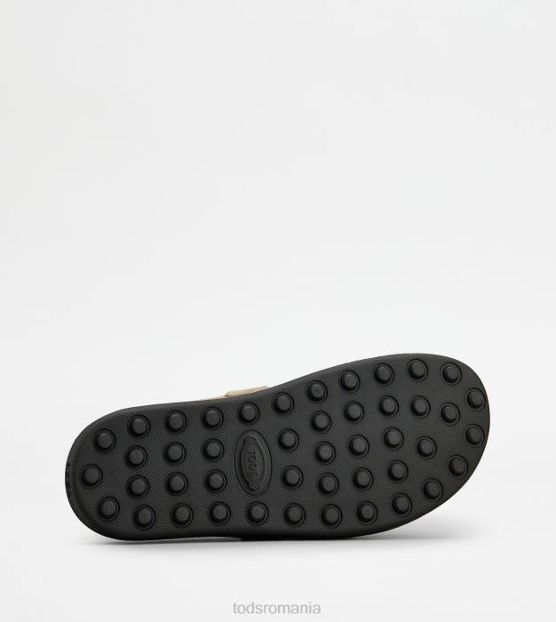 t mule atemporale din piele intoarsa bărbați Tod's 080D920 bej