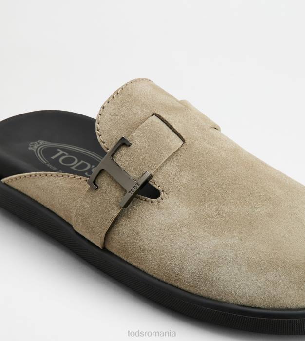 t mule atemporale din piele intoarsa bărbați Tod's 080D920 bej