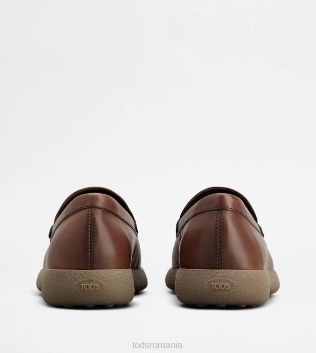 mocasini din piele bărbați Tod's 080D652 maro