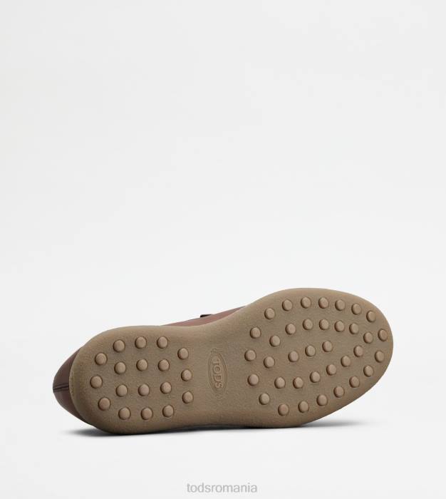mocasini din piele bărbați Tod's 080D652 maro