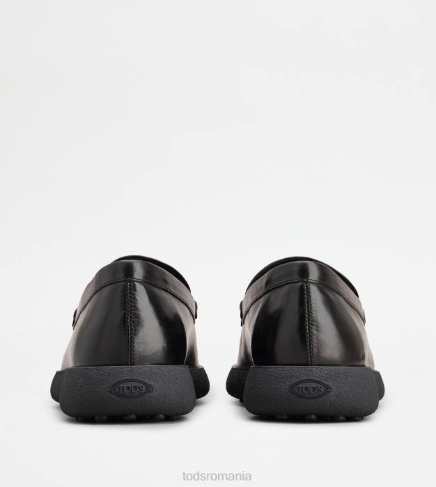 mocasini din piele bărbați Tod's 080D653 negru
