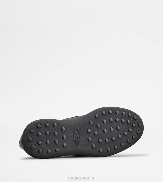 mocasini din piele bărbați Tod's 080D653 negru