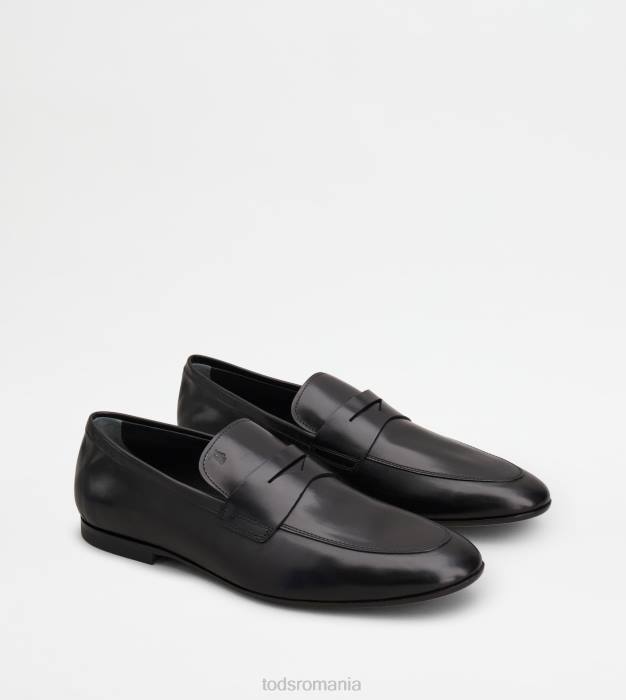 mocasini din piele bărbați Tod's 080D659 negru