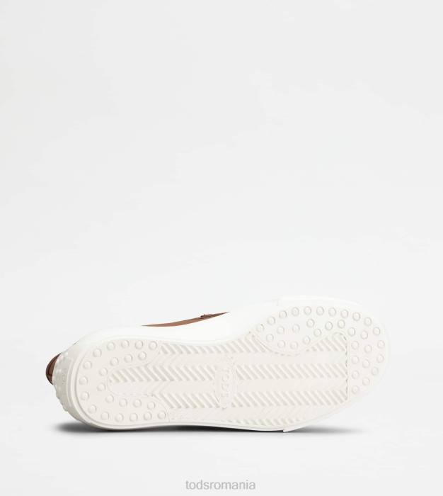 mocasini din piele bărbați Tod's 080D660 maro