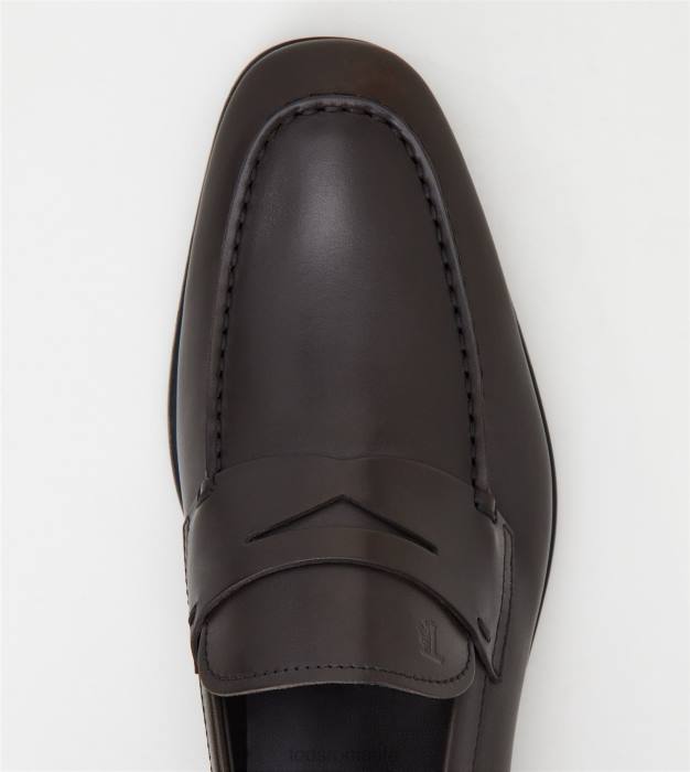 mocasini din piele bărbați Tod's 080D667 maro