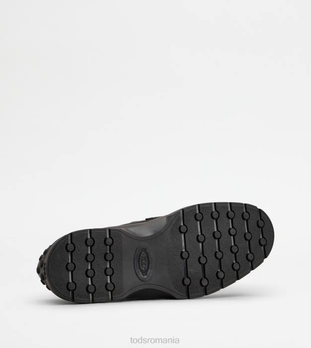 mocasini din piele bărbați Tod's 080D680 negru