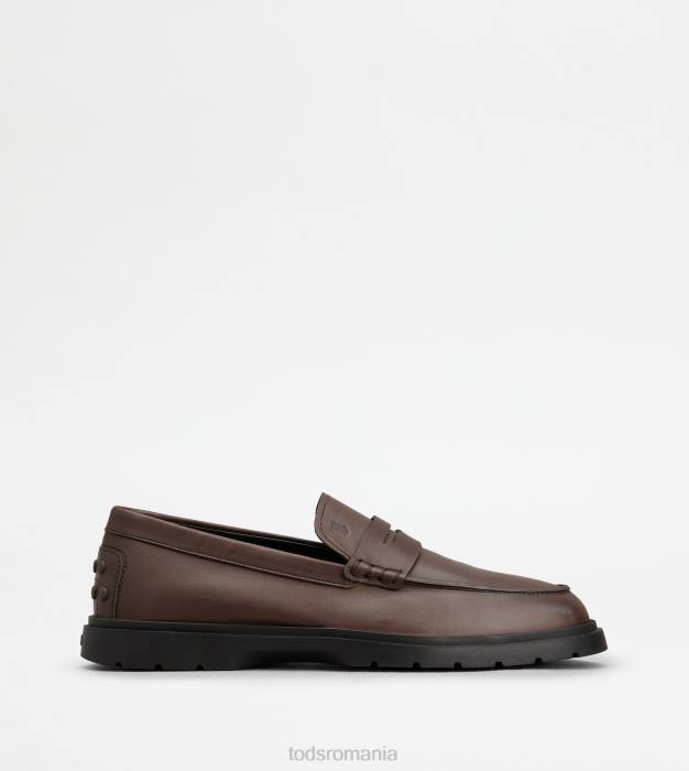 mocasini din piele bărbați Tod's 080D681 maro