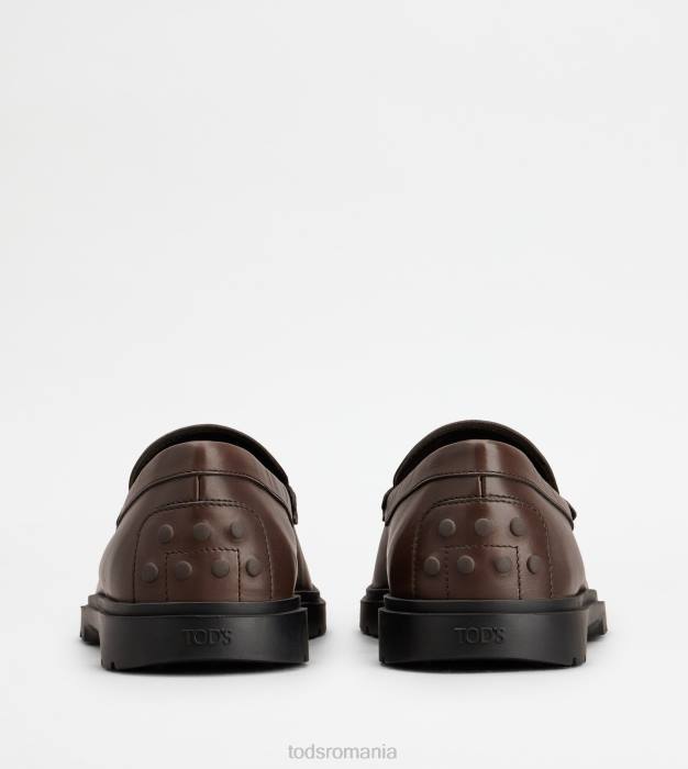 mocasini din piele bărbați Tod's 080D681 maro