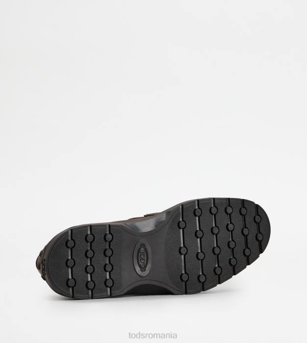 mocasini din piele bărbați Tod's 080D681 maro