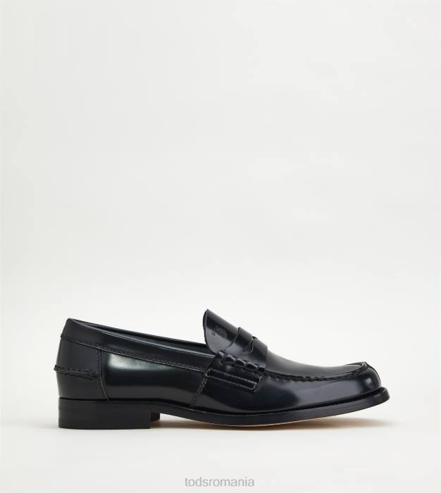 mocasini din piele bărbați Tod's 080D688 negru