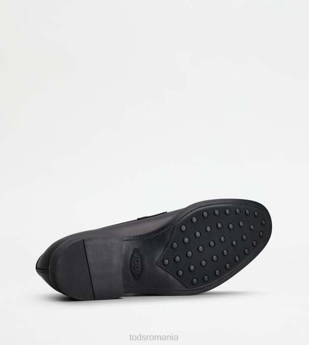 mocasini din piele bărbați Tod's 080D697 negru