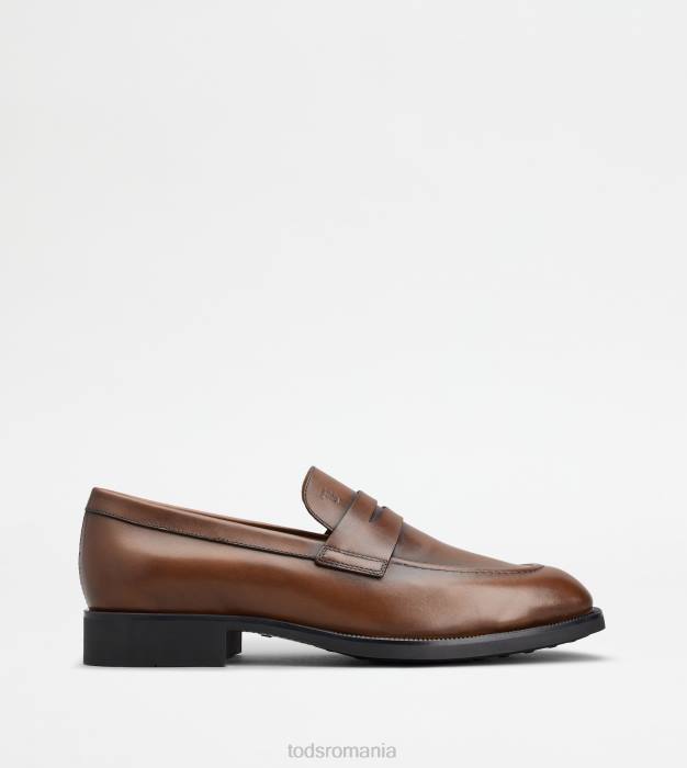 mocasini din piele bărbați Tod's 080D698 maro
