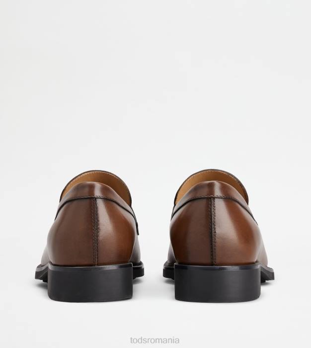 mocasini din piele bărbați Tod's 080D698 maro