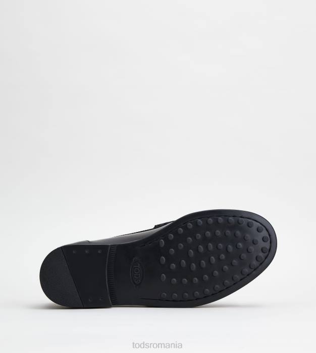 mocasini din piele bărbați Tod's 080D702 negru