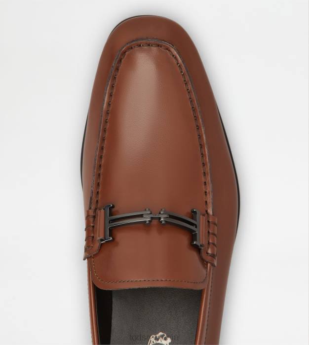 mocasini din piele bărbați Tod's 080D705 maro