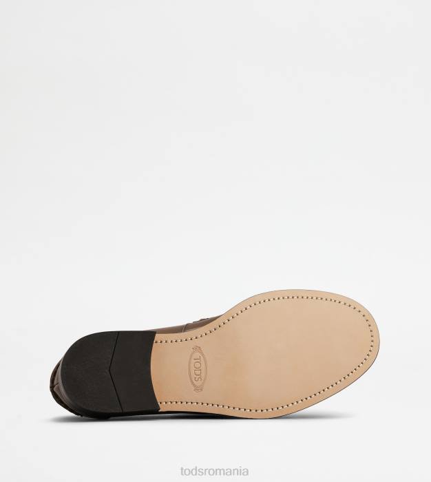 mocasini din piele bărbați Tod's 080D706 maro