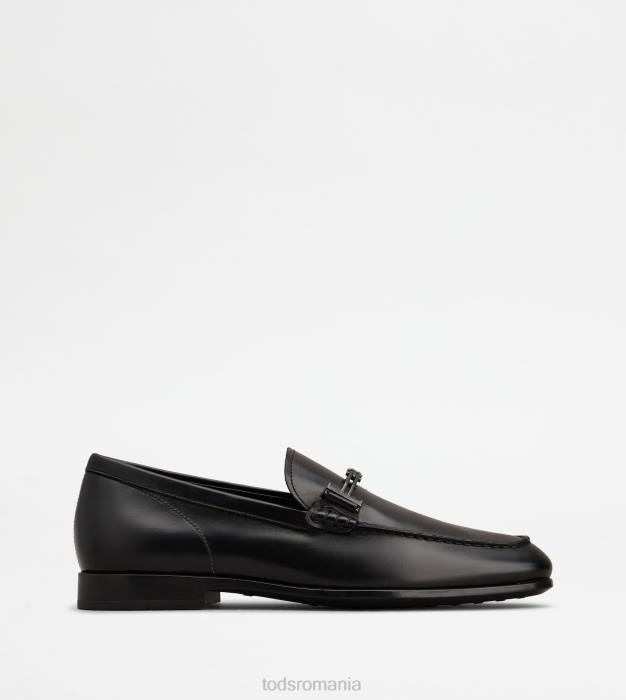 mocasini din piele bărbați Tod's 080D707 negru