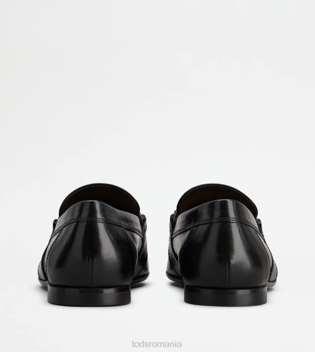 mocasini din piele cu ciucuri bărbați Tod's 080D685 negru