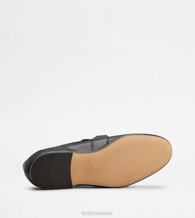 mocasini din piele cu ciucuri bărbați Tod's 080D685 negru