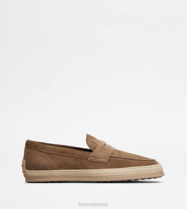 mocasini din piele intoarsa bărbați Tod's 080D645 maro