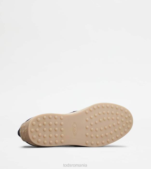 mocasini din piele intoarsa bărbați Tod's 080D647 albastru