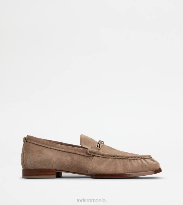 mocasini din piele intoarsa bărbați Tod's 080D672 maro
