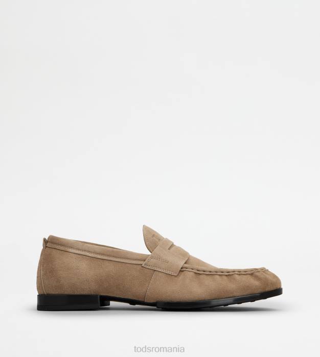 mocasini din piele intoarsa bărbați Tod's 080D679 bej