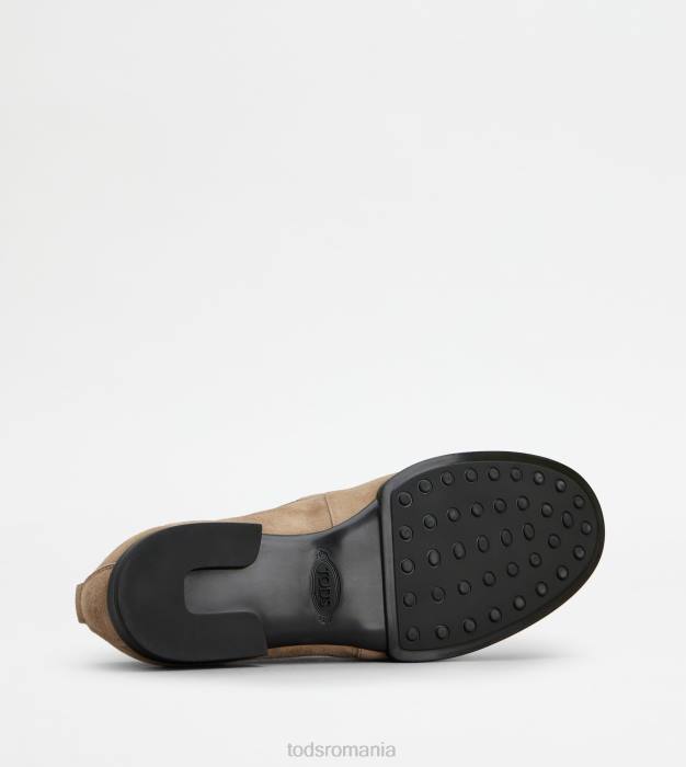 mocasini din piele intoarsa bărbați Tod's 080D679 bej