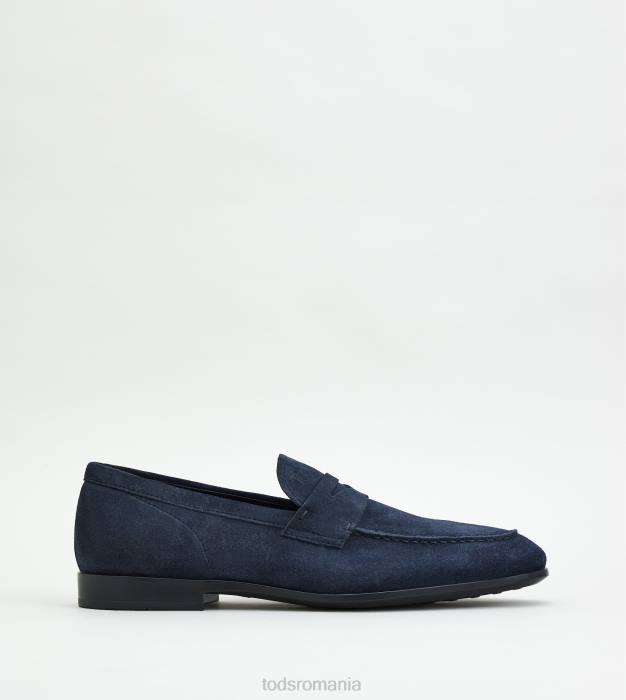 mocasini din piele intoarsa bărbați Tod's 080D690 albastru
