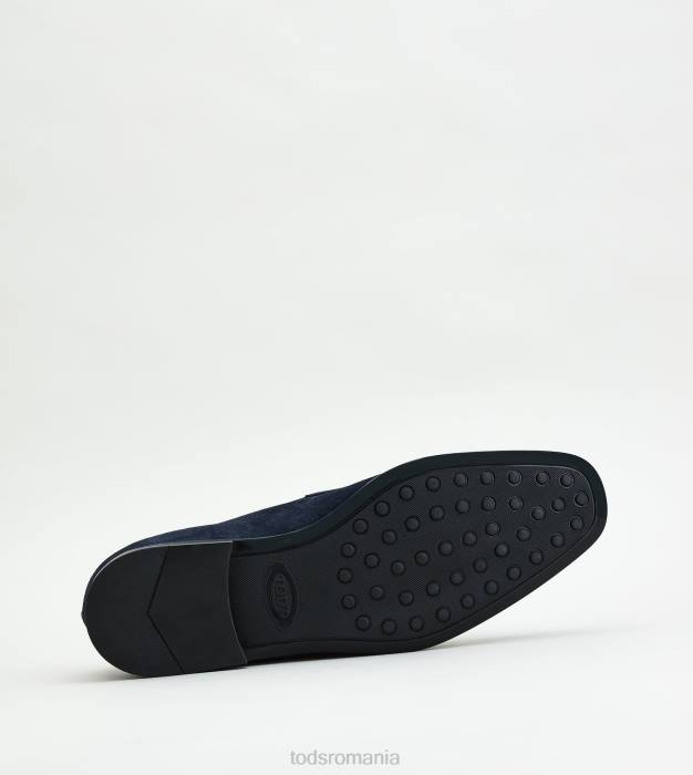 mocasini din piele intoarsa bărbați Tod's 080D690 albastru