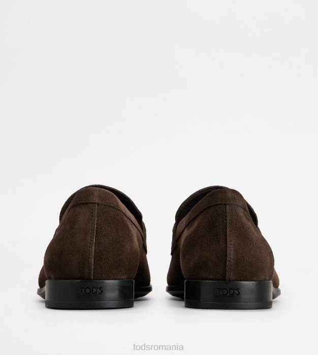 mocasini din piele intoarsa bărbați Tod's 080D691 maro