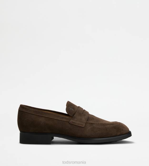mocasini din piele intoarsa bărbați Tod's 080D699 maro