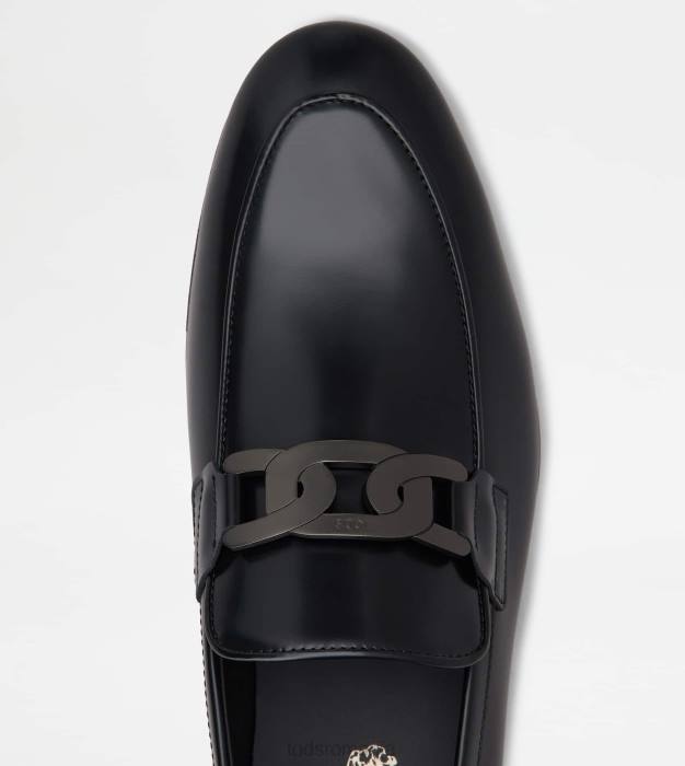 mocasini kate din piele bărbați Tod's 080D703 negru