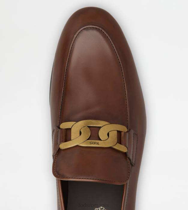 mocasini kate din piele bărbați Tod's 080D704 maro