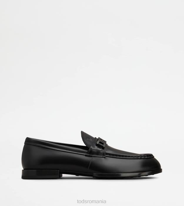 mocasini kate din piele bărbați Tod's 080D708 negru