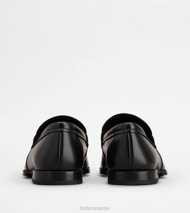 mocasini kate din piele bărbați Tod's 080D708 negru