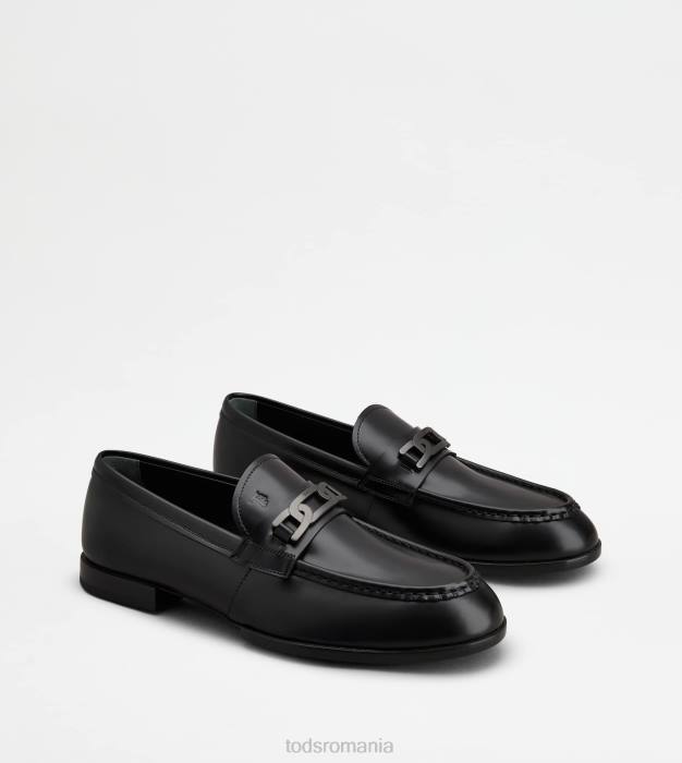 mocasini kate din piele bărbați Tod's 080D708 negru